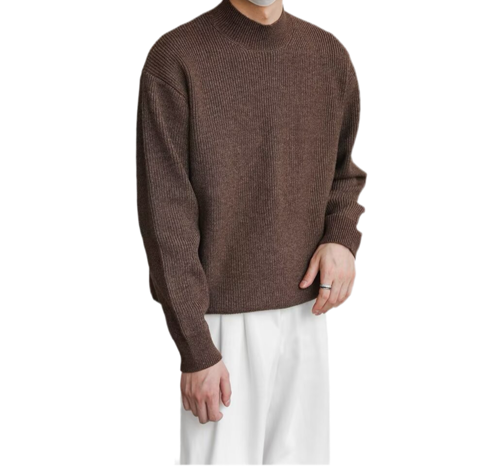 Rundhals Pullover ripped