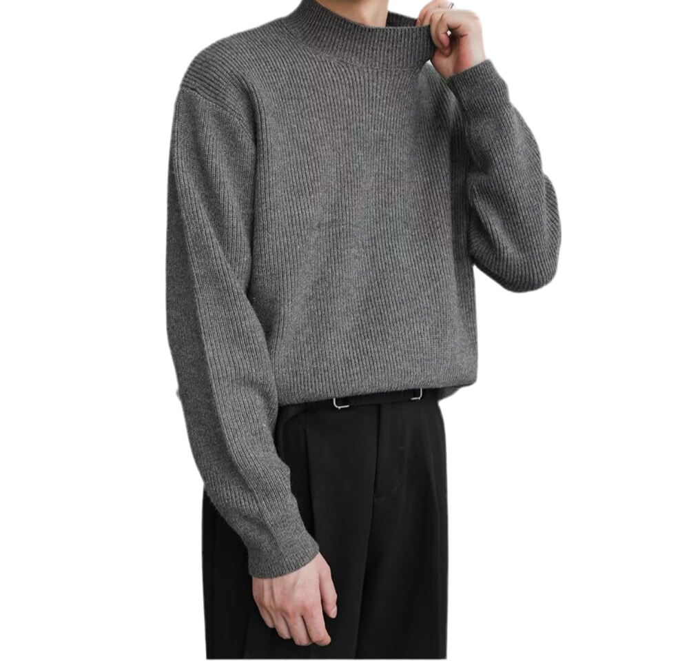 Rundhals Pullover ripped